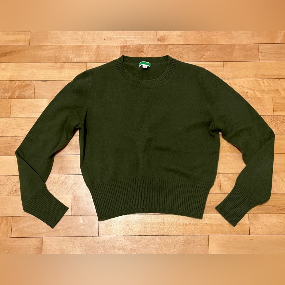 J. Crew Cropped Cashmere Sweater